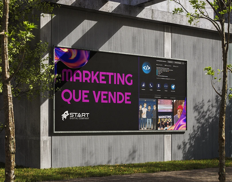 Campanha visual Start Digital Company