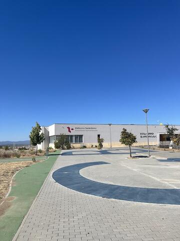 Espaço de convivência no campus em Portugal