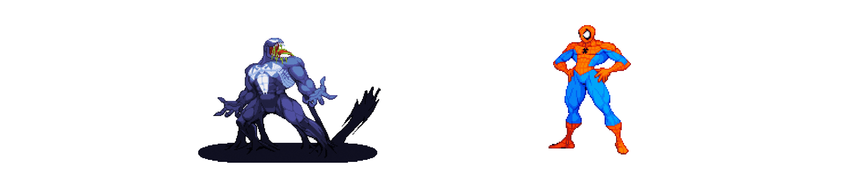 Animação do Homem-Aranha do perfil GitHub de suchsoak