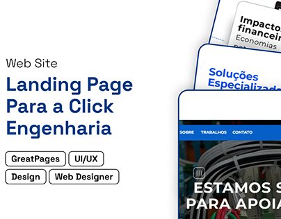 Landing page Click Engenharia